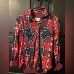 Abercrombie and Fitch women’s plaid shirt size XS